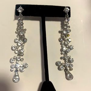 Vintage crystal dangle earrings